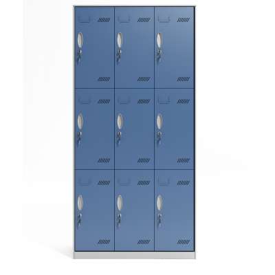 Chinese manufacturer hot sale 9  12 Doors Metal Locker Steel Wardrobe Steel Locker Cabinet