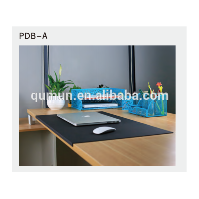 Office furniture desk and table PU leather pad and wire ferrule China factory