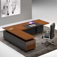 Factory selling furniture table black luxury executive office table