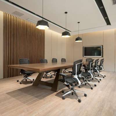 wood veneer finish office furniture meeting table conference table China supplier